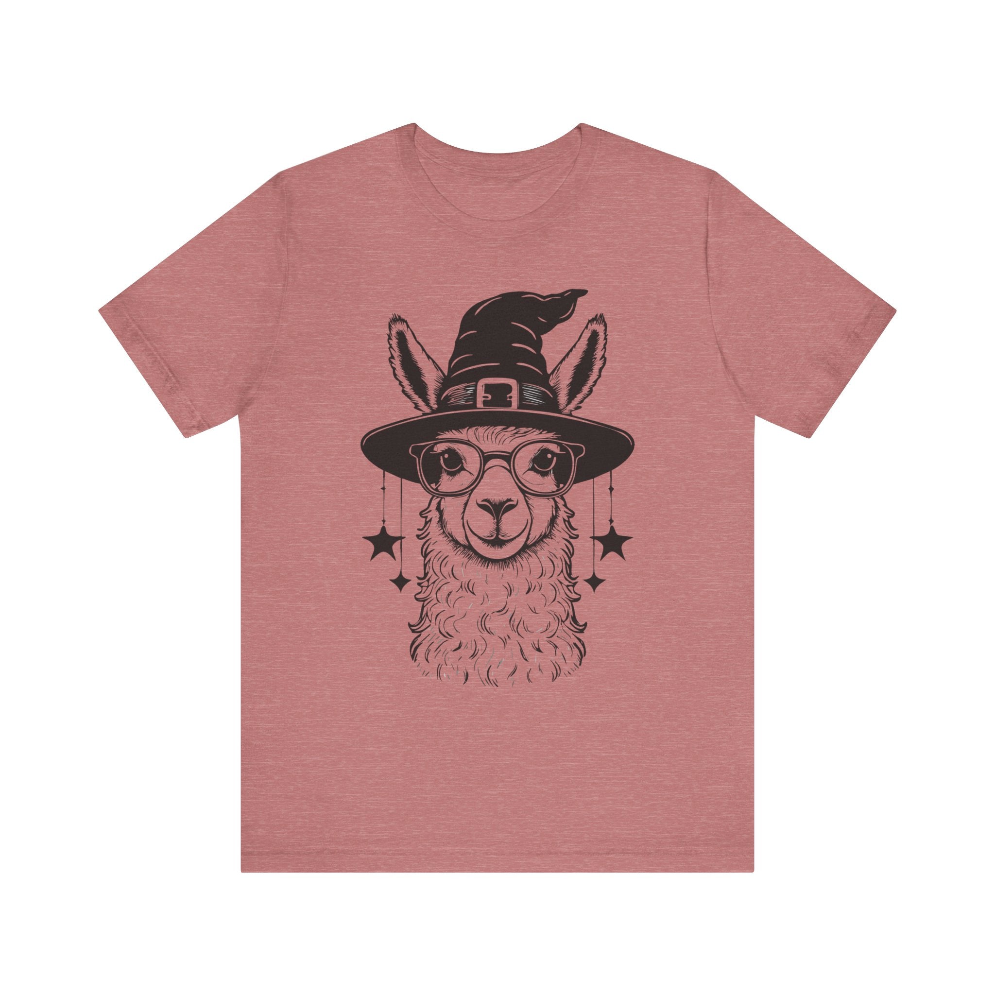 Witchy Llama Unisex Tee - Spooky Fun, Halloween Gift, Casual Wear, Unique T-Shirt, Trendy Graphic Shirt