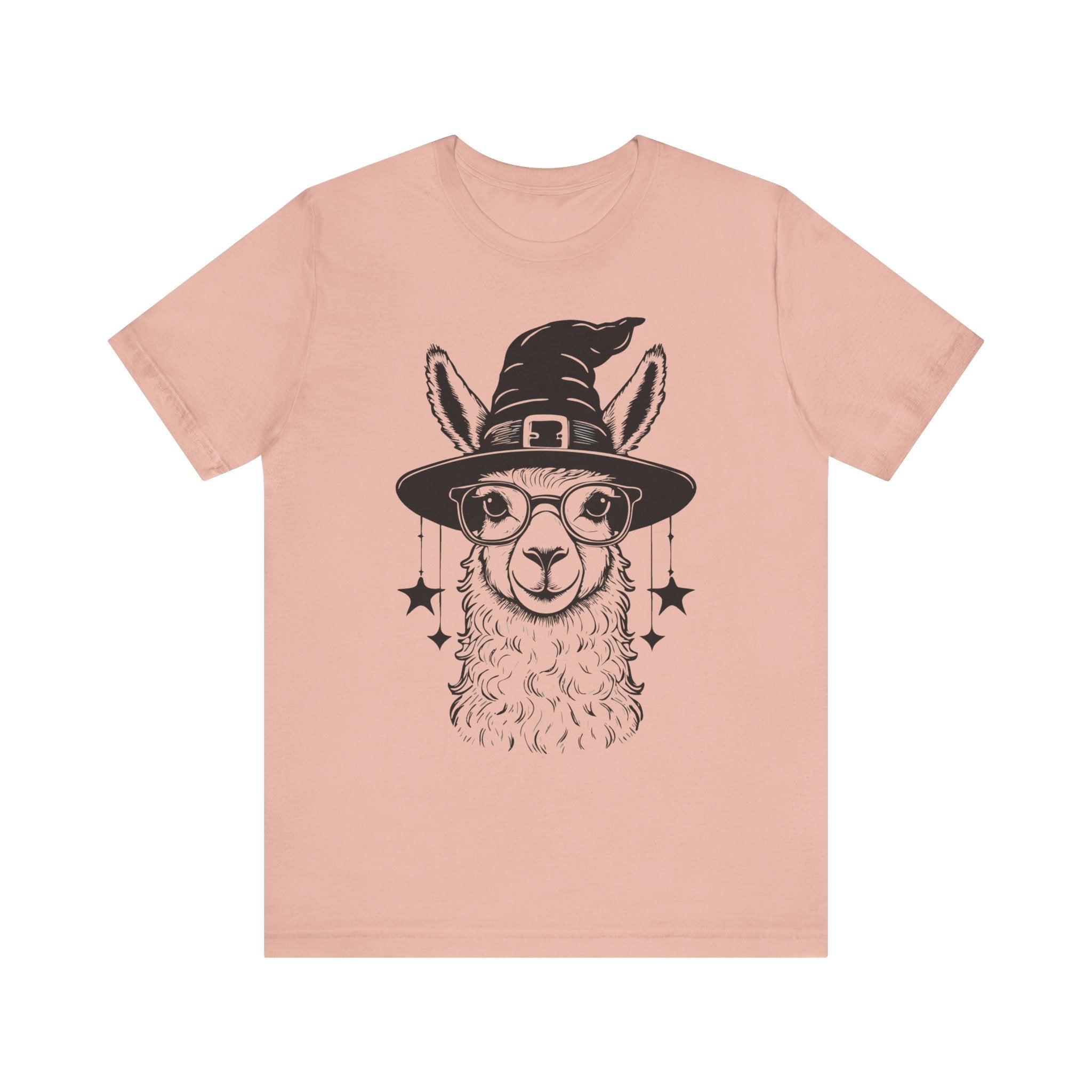 Witchy Llama Unisex Tee - Spooky Fun, Halloween Gift, Casual Wear, Unique T-Shirt, Trendy Graphic Shirt