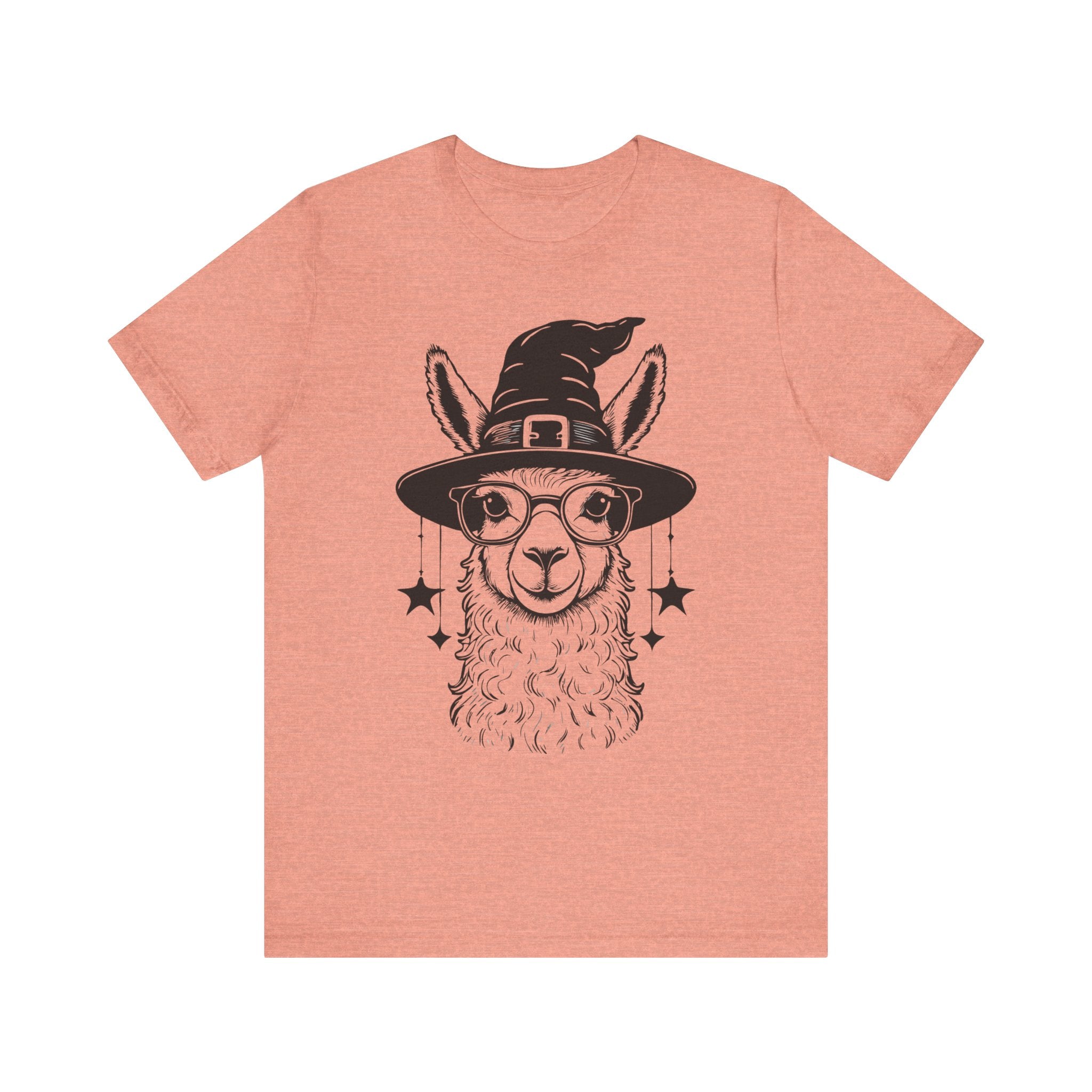 Witchy Llama Unisex Tee - Spooky Fun, Halloween Gift, Casual Wear, Unique T-Shirt, Trendy Graphic Shirt