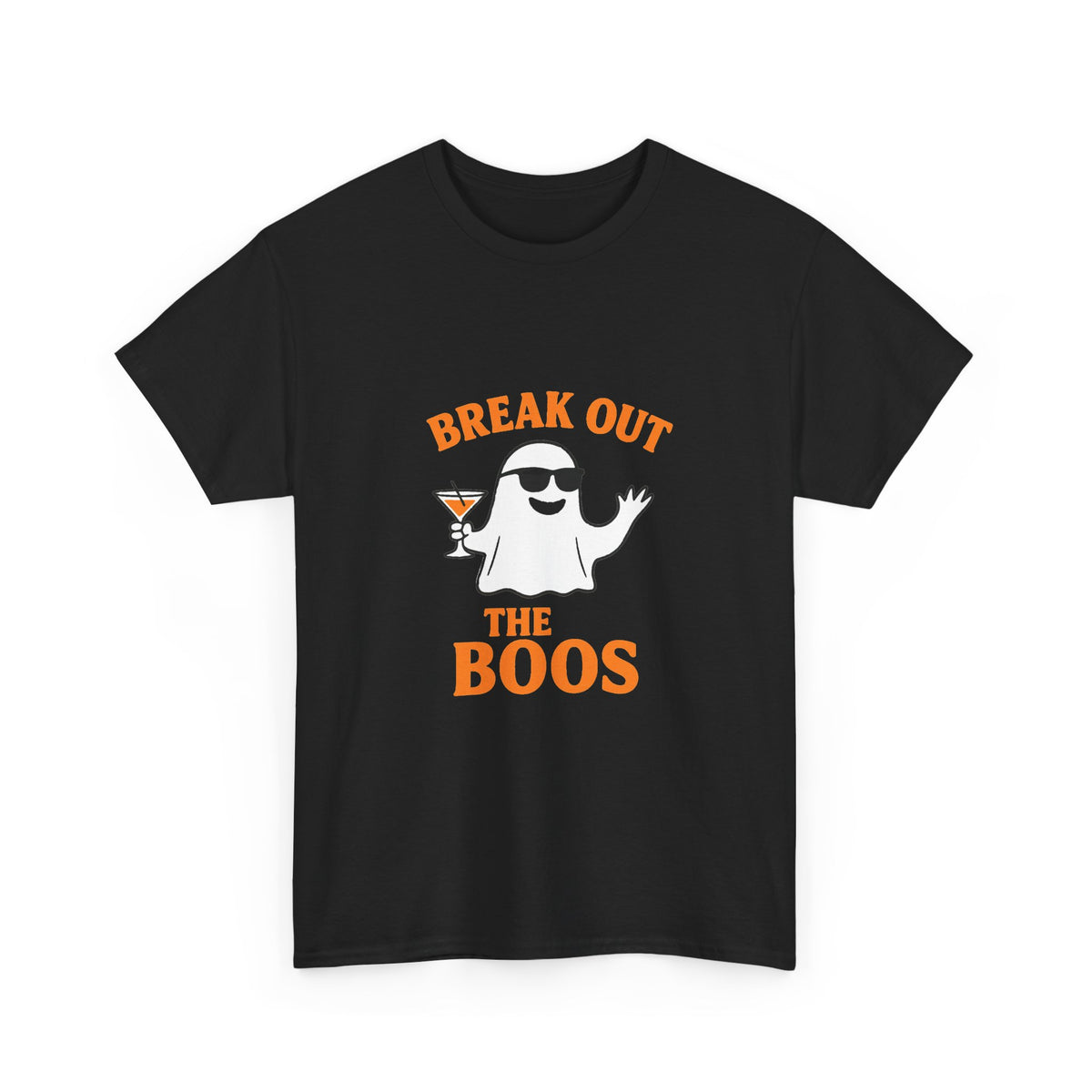 Halloween Party Unisex Tee, Boo-Themed T-Shirt, Casual Wear, Ghost Graphic, Spooky Season Apparel, Fun Gift Idea