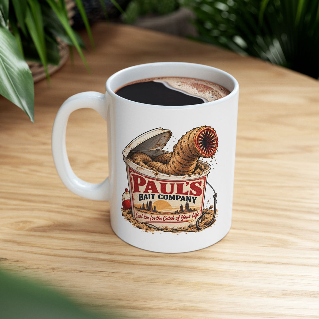 Pauls Bait Company Funny Dune Mug