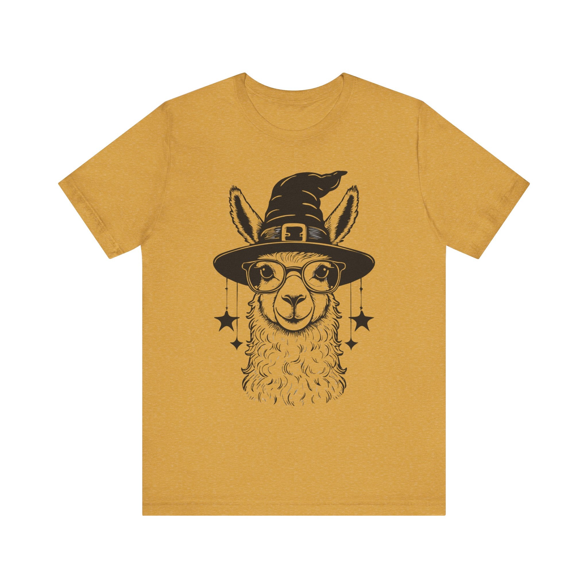 Witchy Llama Unisex Tee - Spooky Fun, Halloween Gift, Casual Wear, Unique T-Shirt, Trendy Graphic Shirt