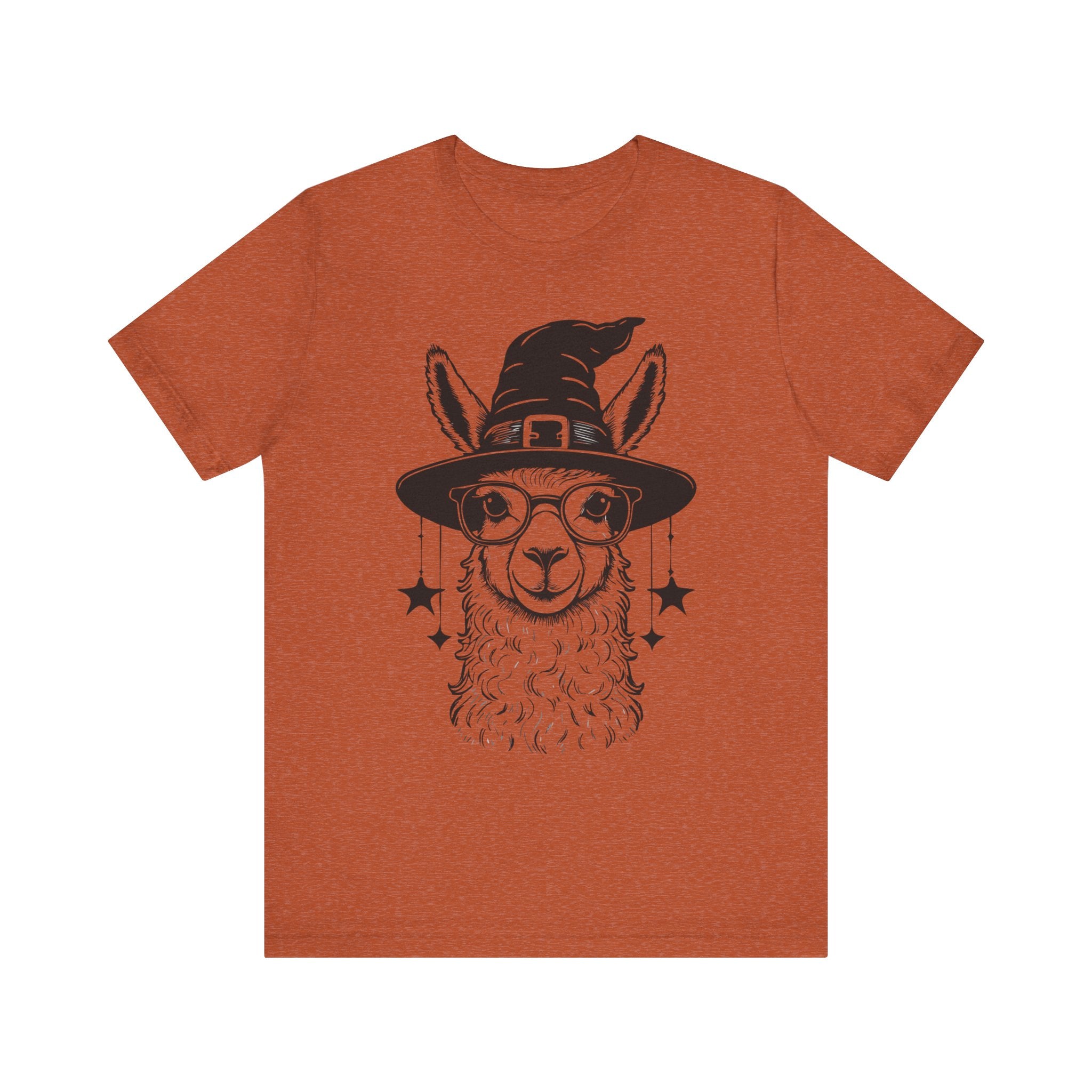Witchy Llama Unisex Tee - Spooky Fun, Halloween Gift, Casual Wear, Unique T-Shirt, Trendy Graphic Shirt