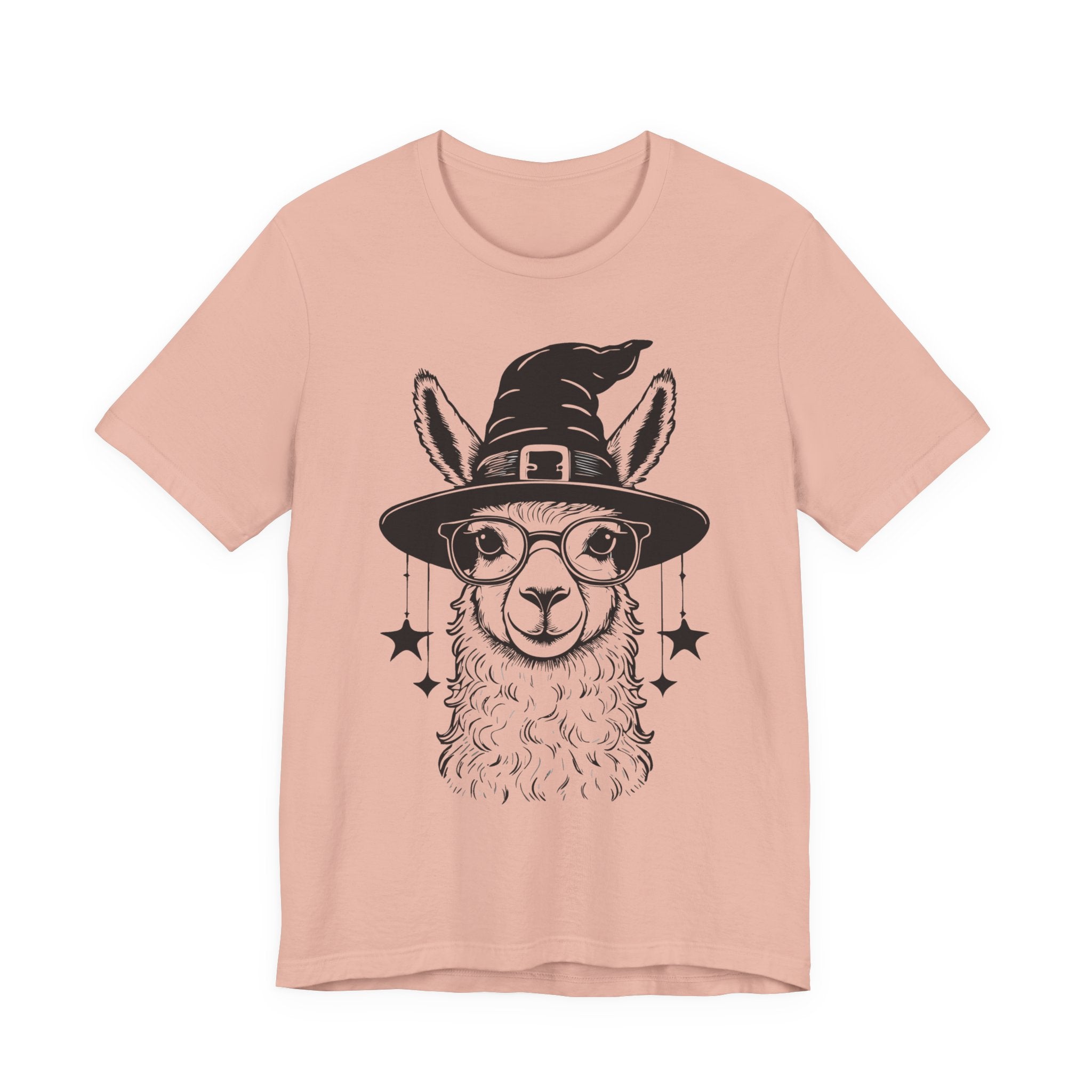 Witchy Llama Unisex Tee - Spooky Fun, Halloween Gift, Casual Wear, Unique T-Shirt, Trendy Graphic Shirt