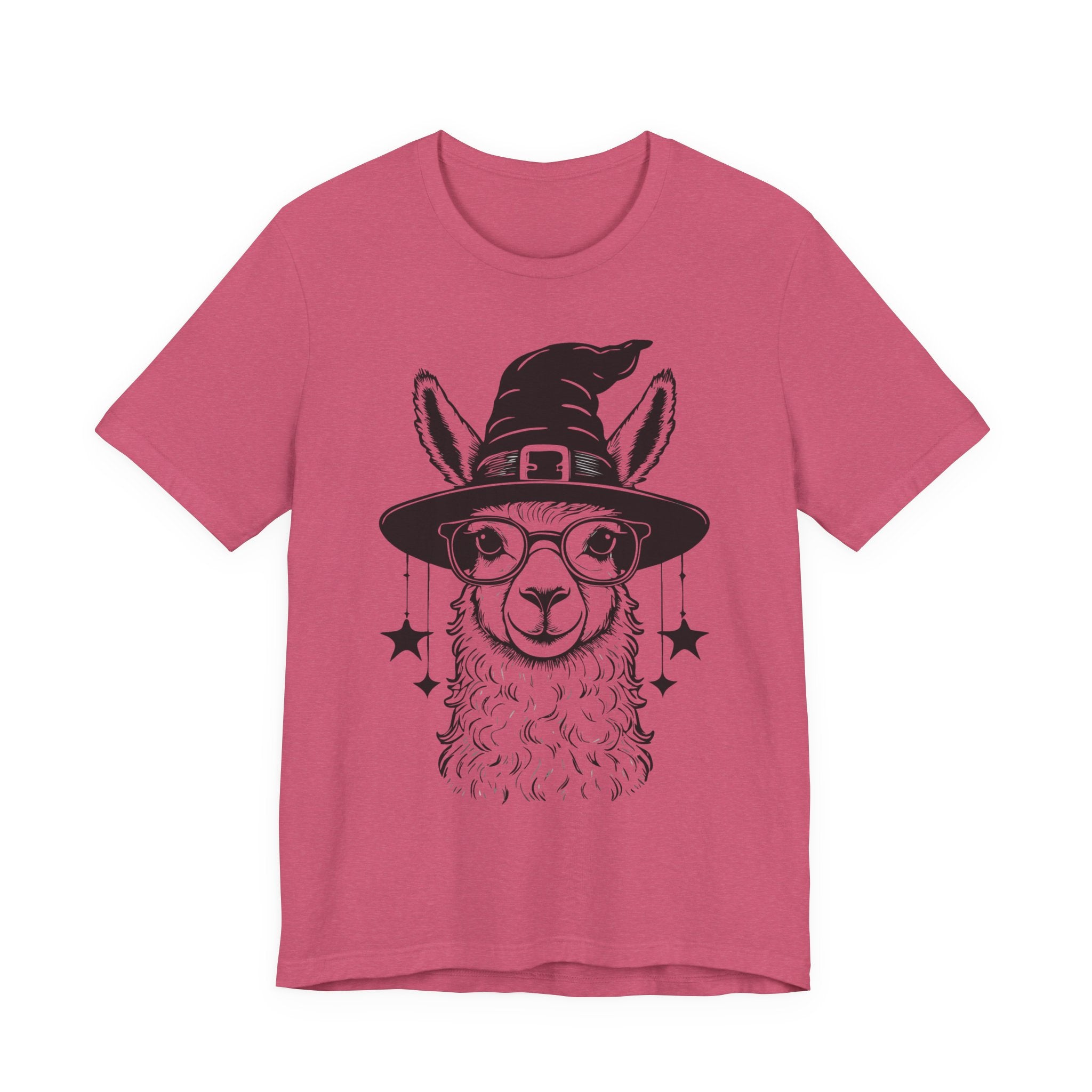Witchy Llama Unisex Tee - Spooky Fun, Halloween Gift, Casual Wear, Unique T-Shirt, Trendy Graphic Shirt