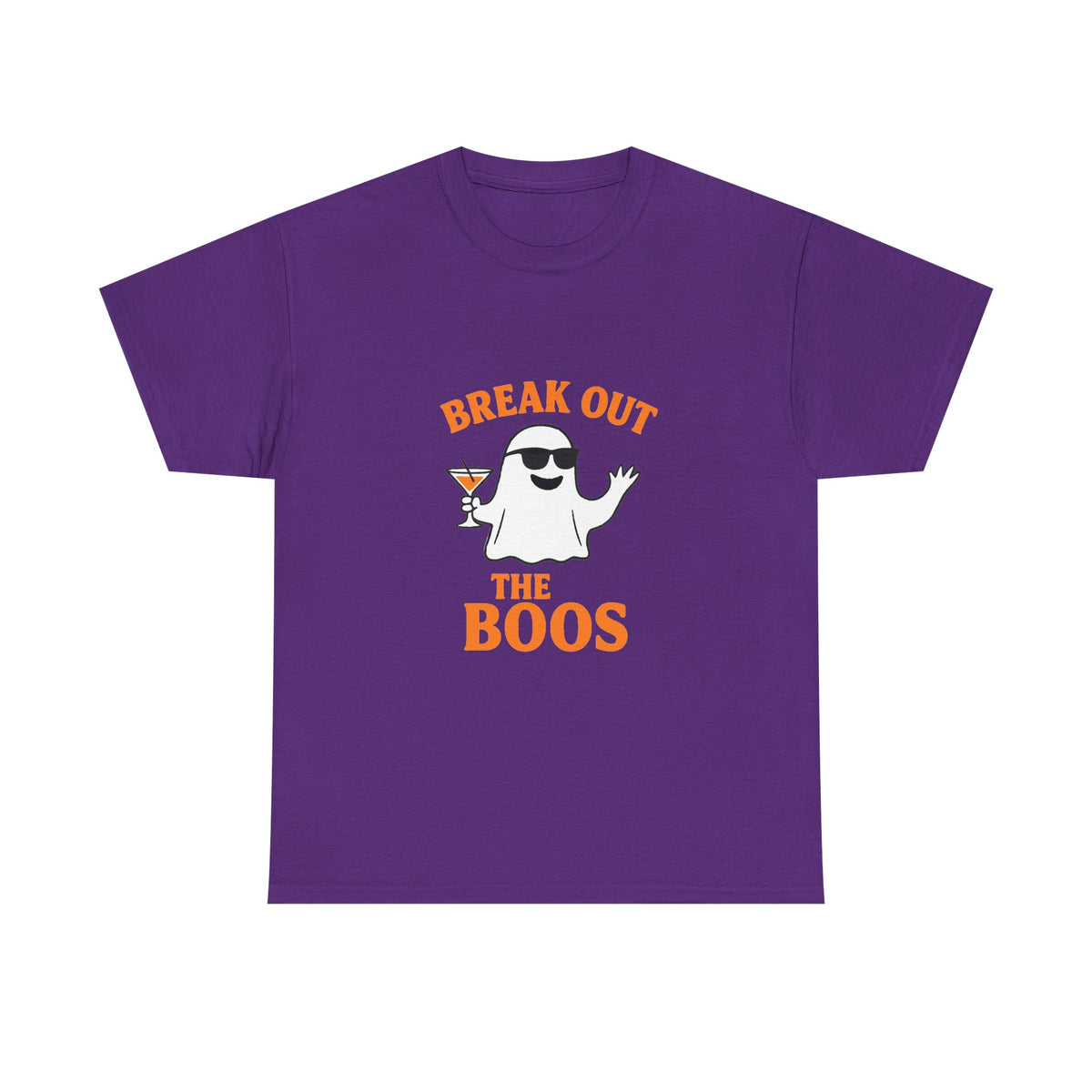 Halloween Party Unisex Tee, Boo-Themed T-Shirt, Casual Wear, Ghost Graphic, Spooky Season Apparel, Fun Gift Idea