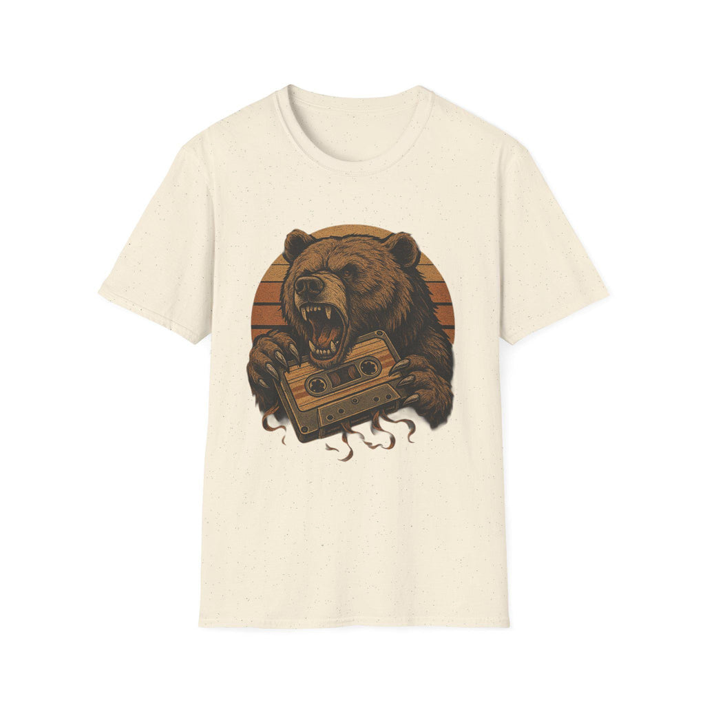 Vintage Bear Graphic Tee - Retro Animal T-Shirt, Nature Lover Shirt, Casual Outfit, Gift for Him/Her, Unisex Softstyle
