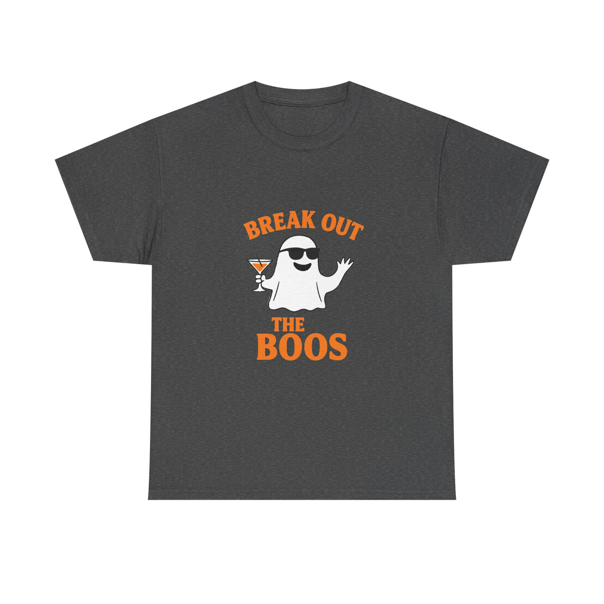 Halloween Party Unisex Tee, Boo-Themed T-Shirt, Casual Wear, Ghost Graphic, Spooky Season Apparel, Fun Gift Idea