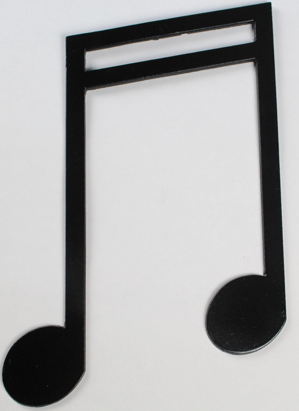 Music Lovers Wall Piece - Double Sixteenth Note Steel Accent Piece - Studio Decoration