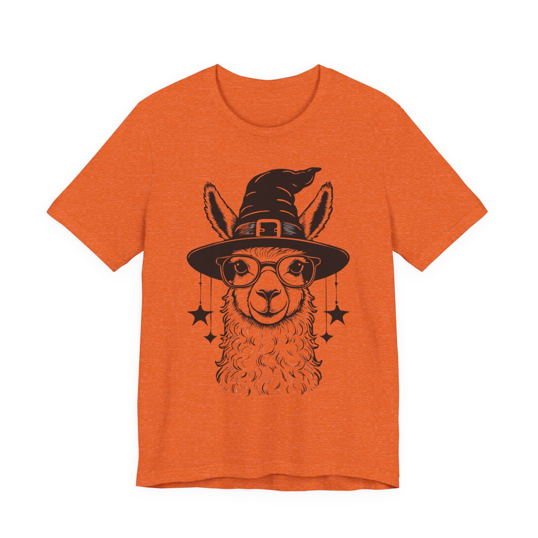 Witchy Llama Unisex Tee - Spooky Fun, Halloween Gift, Casual Wear, Unique T-Shirt, Trendy Graphic Shirt