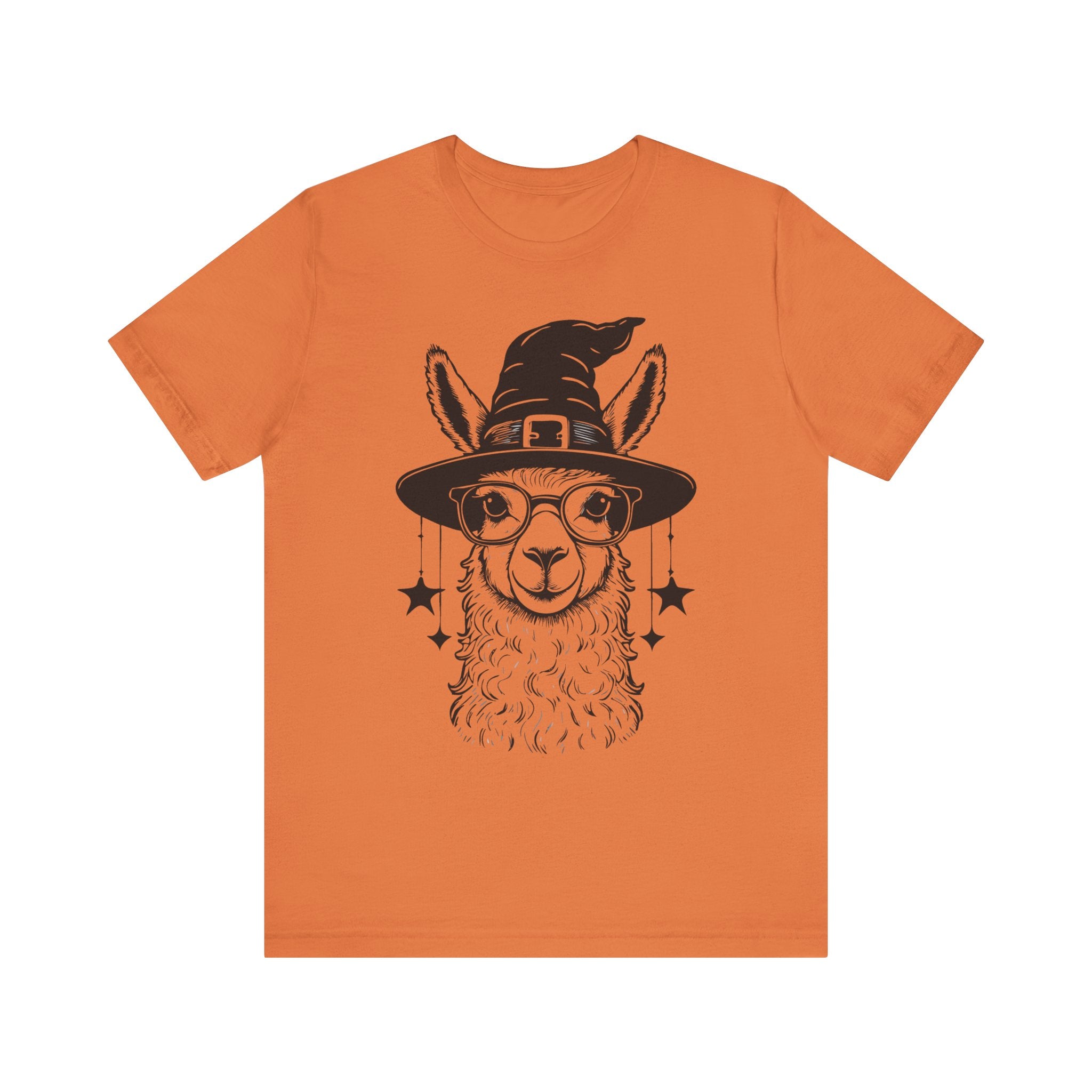 Witchy Llama Unisex Tee - Spooky Fun, Halloween Gift, Casual Wear, Unique T-Shirt, Trendy Graphic Shirt