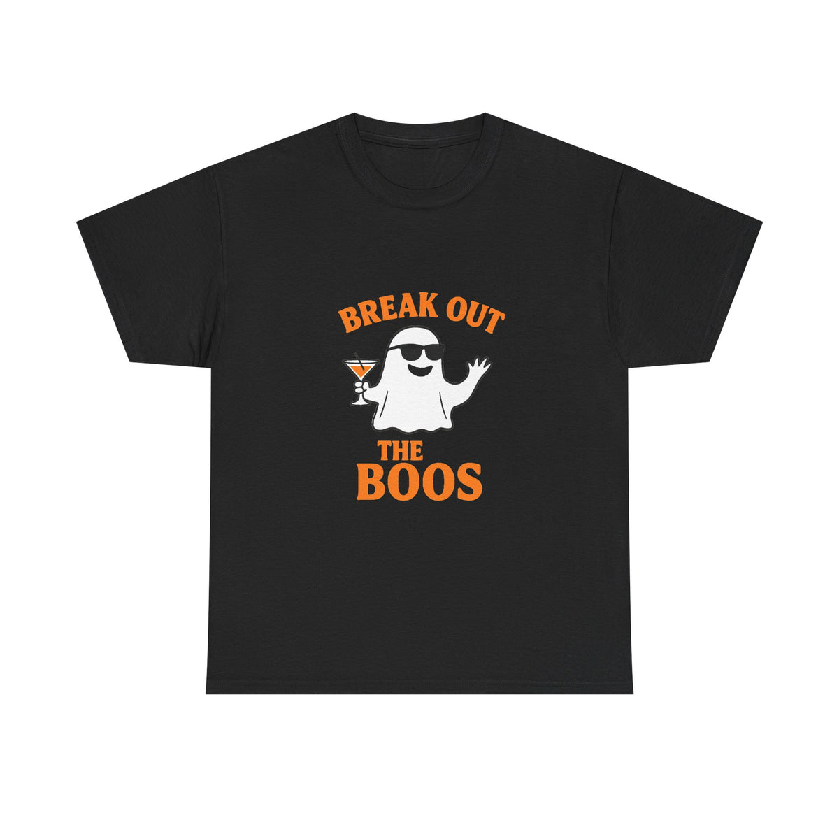 Halloween Party Unisex Tee, Boo-Themed T-Shirt, Casual Wear, Ghost Graphic, Spooky Season Apparel, Fun Gift Idea